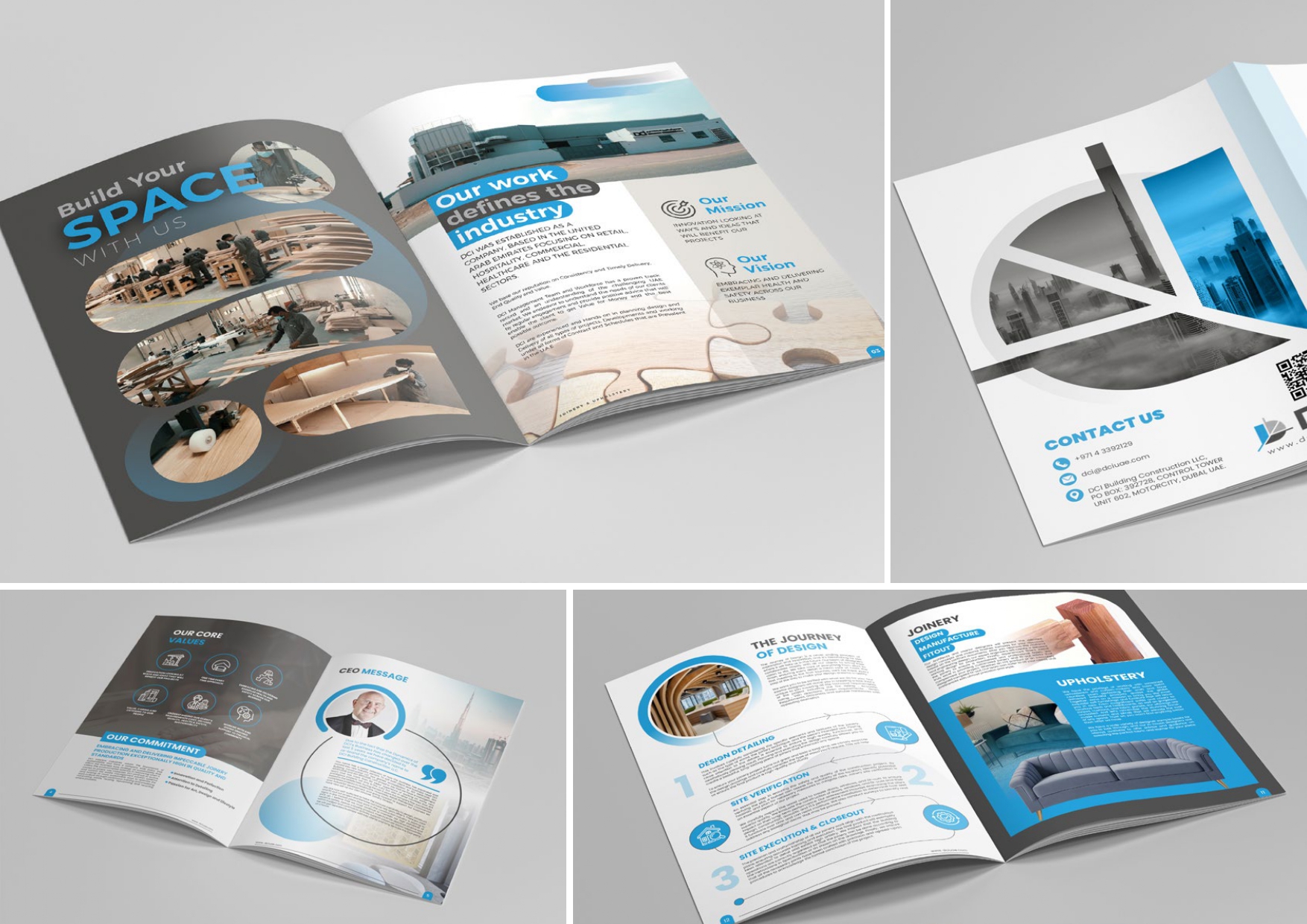 Modern Product Brochure Layout for Tech Company
